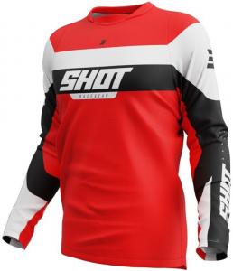 Мотокроссовая майка Shot devo league, Red/White/Black