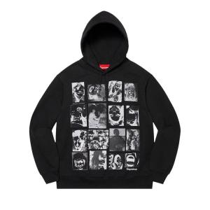 Толстовка Supreme Collage Grid Hooded Sweatshirt, Black