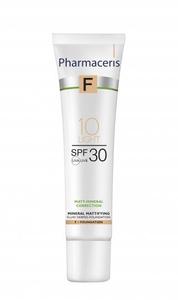 Минеральный матирующий дермо-флюид, Spf 30, легкий 10, 40 мл Pharmaceris, F Matt-Mineral-Correction
