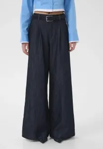 Брюки gzelli mw с широкими штанинами Gestuz, Dark Blue Rinse