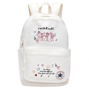 Converse Полиэстеровый рюкзак обычный унисекс белый, Band