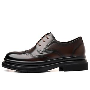 KACHILANG Мужские повседневные туфли мужские низкие черно-коричневые коричневые, цвет Brown