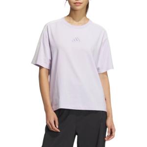 Adidas Футболка женская светло-фиолетовая