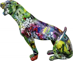 Касабланка от Gilde, фигурка животного "Cheetah Street Art", дизайн граффити Casablanca by Gilde 33х33х10 см, цвет bunt