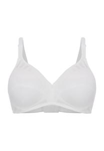 Мягкий женский бюстгальтер с плоскими швами без косточек Weftloc felina, белый