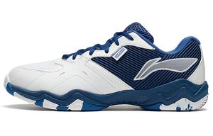 Бадминтонные кроссовки Sound Waves унисекс с низким верхом стандартные белые/темно-синие Lining