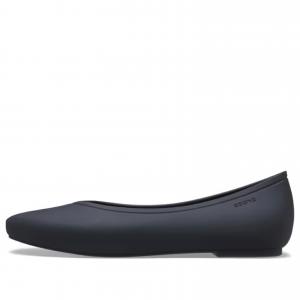 (WMNS) Crocs Brooklyn Pointed Flats 'Black'