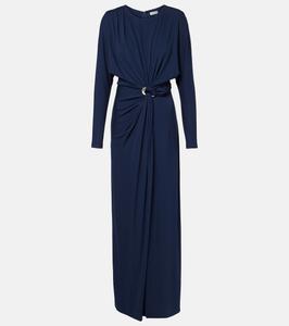 Платье макси со сборками от Maisie Simkhai, Midnight