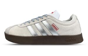 Кроссовки для скейтбординга VL Court 2.0, унисекс, низкие, серебряный Adidas Neo