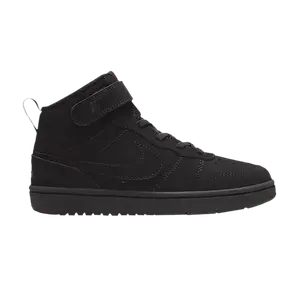 Кроссовки Court Borough Mid 2 PS 'Triple Black', черный