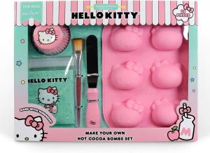 Набор для приготовления бомбочек-какао Hello Kitty Handstand Kitchen с силиконовой формой, розовый / зеленый