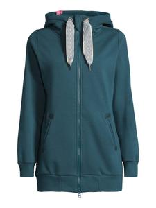 Salzhaut Толстовка с капюшоном на молнии 'Nordörp' в темно-зеленом цвете