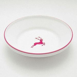 Чаша-кольцо из бордоского красного оленя без ручки d: 32 см / высота: 7,4 см Gmundner Keramik, бело-красный