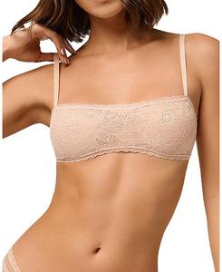 Бандо-бюстгальтер "Dahlia" с кружевом KIKI DE MONTPARNASSE, коричневый/бежевый