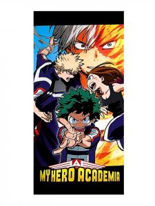 My hero accademia Пляжное/банное полотенце «Моя геройская академия» с изображением Изуку - (Д) 140 см x (Ш) 70 см, разноцветное