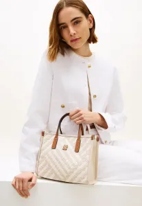 Городская плетеная сумка-тоут через плечо Tommy Hilfiger, Neutral Mix