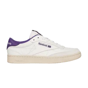 Кроссовки Reebok Club C 'White Plum Purple', белый