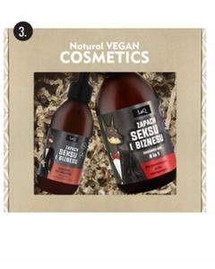 Набор косметики Laq Doberman, гель 500 мл + бальзам после бритья 150 мл, черный