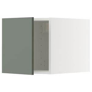 Настенный шкаф, белый/матовый серо-зеленый Nickebo, 40x40 см IKEA Metod