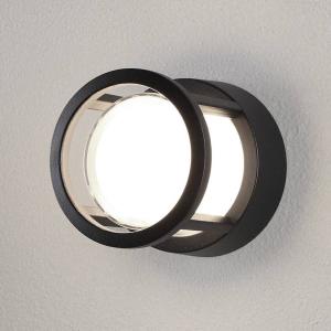 Уличный настенный светильник Nova Luce Agosto Rund, алюминий / акриловое стекло - черный