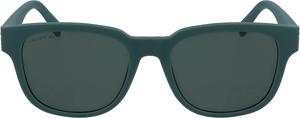 Lacoste мужские L982s прямоугольные солнцезащитные очки, Matte Green