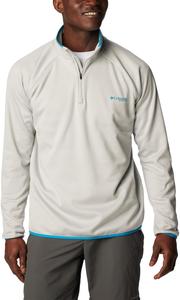 Columbia mens Pfg Terminal Fleece 1/4 Zip, Cool Grey/Pool