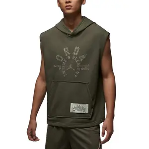 Jordan Свитшот мужской Medium оливковый зеленый/серый черный