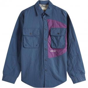 Gramicci Мужская рубашка морского синего цвета Marine Blue