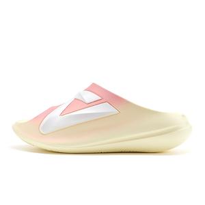 Очень маленькие толстые шлепанцы унисекс розовые/светло-желтые Peak