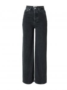 Широкие джинсы Samsøe Samsøe Shelly, черный