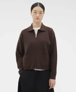 Вязаная одежда из тонкой шерсти в рубчик по-милански