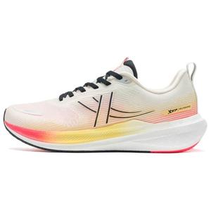 Кроссовки для бега Urban Jogging, мужские, низкие XTEP, Sail White Okra Yellow Fluorescent Camellia Red