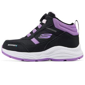 Skechers Kids Нескользящие, износостойкие, термобелье с высоким берцем для детей, фиолетовые детские кроссовки для активного отдыха