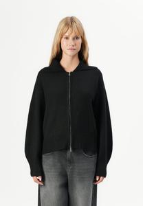 Кардиган Pieces PCMALOU LONG SLEEVE ZIP, Black