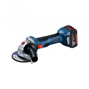 Угловая шлифовальная машина Bosch GWS 180-Li + два аккумулятора 18V/4.0Ah, зарядное устройство