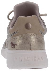 Кроссовки на шнуровке Mustang, бежевый