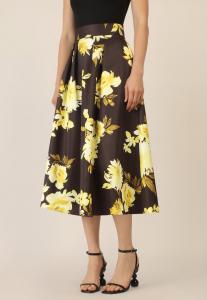 Юбка Apart BEDRUCKT, Schwarz Multicolor/Brown