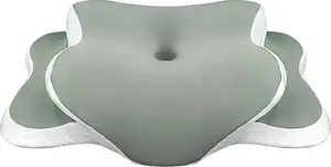 Подушка для шеи для облегчения боли, поддержка шеи, эргономичная регулируемая подушка для комфортного сна, безвкусная ортопедическая подушка с эффектом памяти, подушка для сна на боку спине ANTCOOL