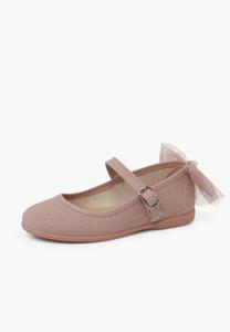 Балетки с ремешком Merceditas Ceremonia Pisamonas, шест розовый