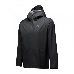 ANTA Спортивный тренч дышащий быстросохнущий тонкий плащ мужской базовый черный, Basic Black
