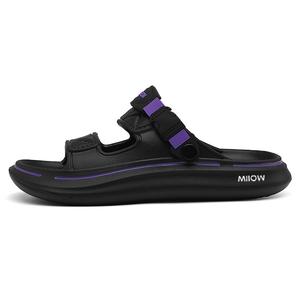 MIIOW Пляжные сандалии мужские черно-фиолетовые, цвет Black Purple