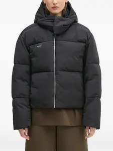 Пуховик с капюшоном Pangaia, черный