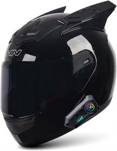 Шлем YEATLM ME03 с кошачьими ушками, черный