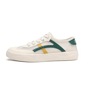 ZHR Низкие женские скейтерские кроссовки бежево-зеленые, цвет Beige Green