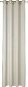 Штора на люверсах с утяжеленным подолом, Allure, В x Ш 245 x 140 см, цвет капучино Neutex