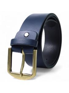 Мужской ремень с винтом, темно-синий FRONHOFER