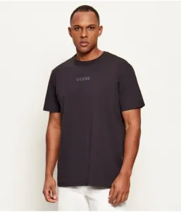 Футболка QUATTRO relaxed fit Guess Jeans, черный