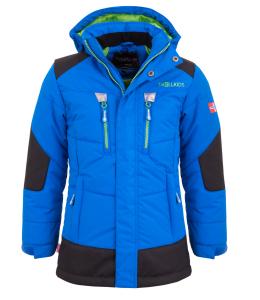 Лыжная куртка Trollkids Winter Parka Narvik, цвет Mittelblau/Grün