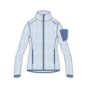 Женская трикотажная куртка из меланжевого флиса CMP 3H14746