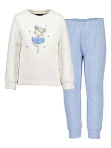 Blue Seven Пижама кремового/светло-голубого цвета